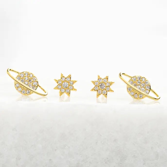 Celestial Orbit Earrings-The Starfish Project