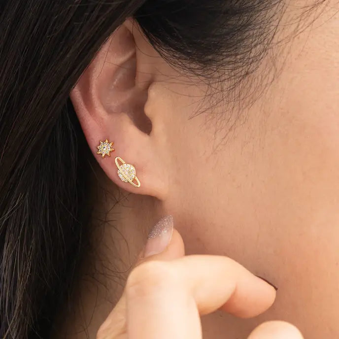 Celestial Orbit Earrings-The Starfish Project