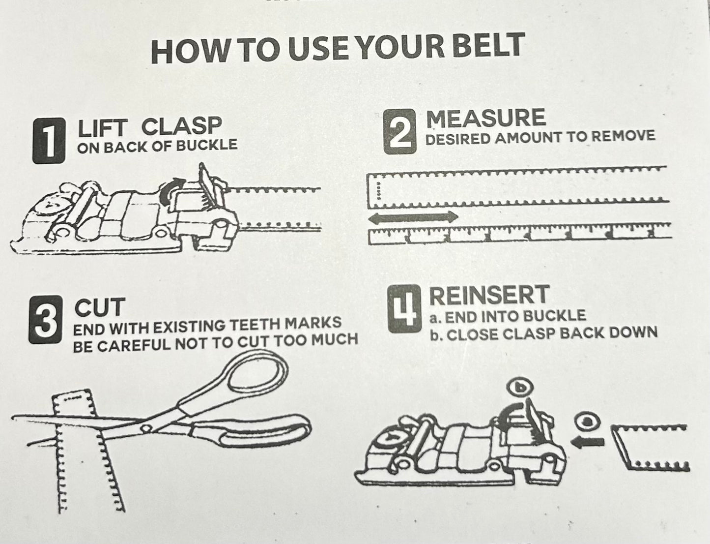 Men's Genuine Leather Ratchet Belt