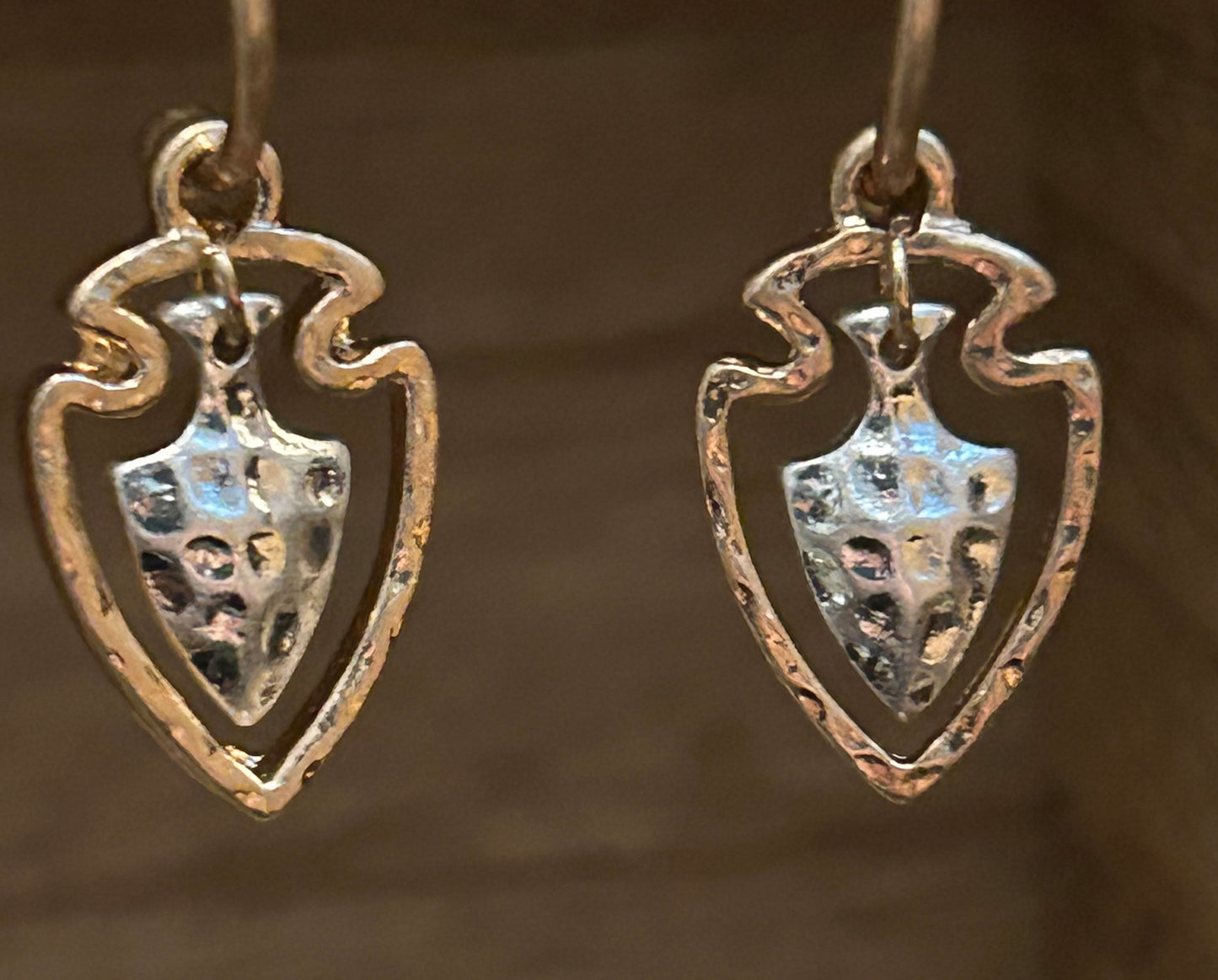 Dainty Arrowhead Earrings