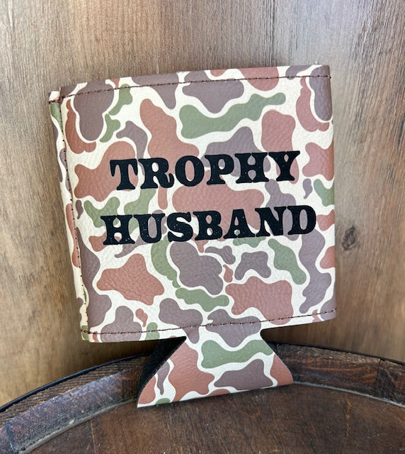 Trophy Husband Can Coolers