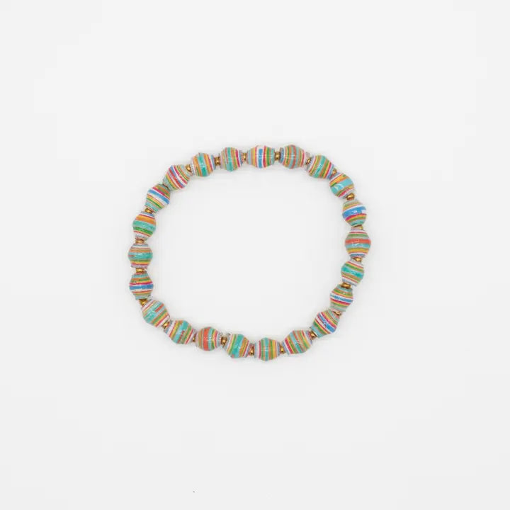 Paper Bead Bracelets