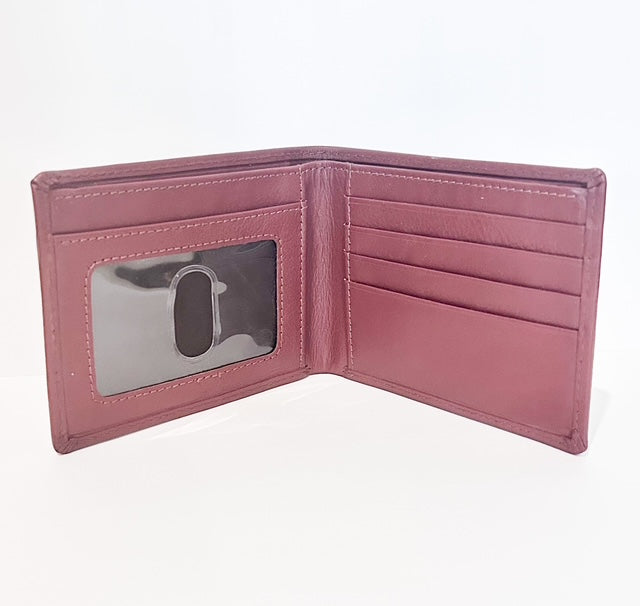 Slim Leather Bifold Wallet