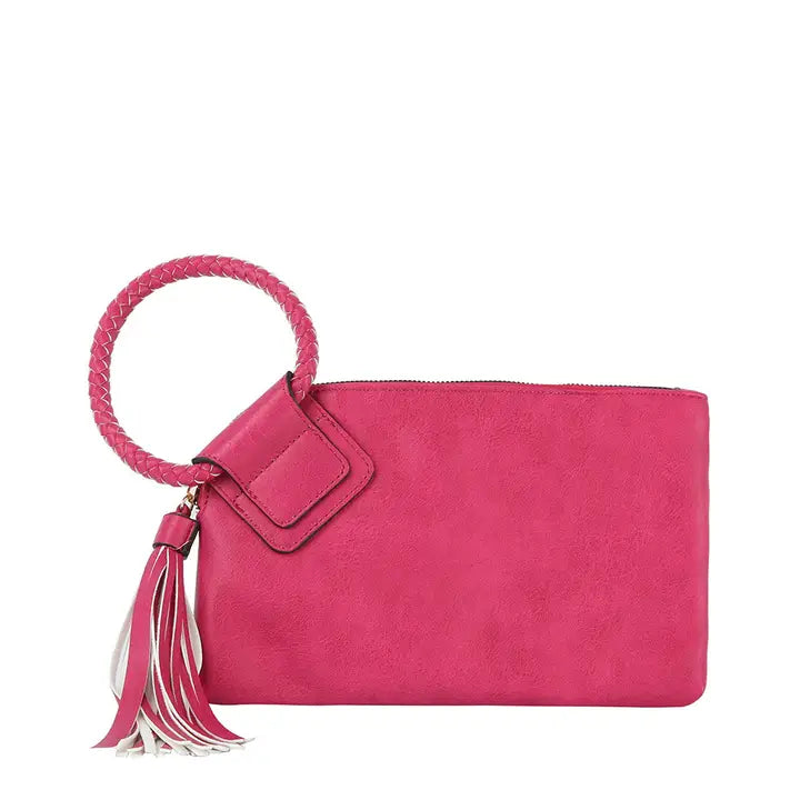 Braided Wristlet Clutch