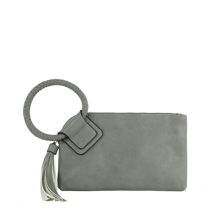 Braided Wristlet Clutch