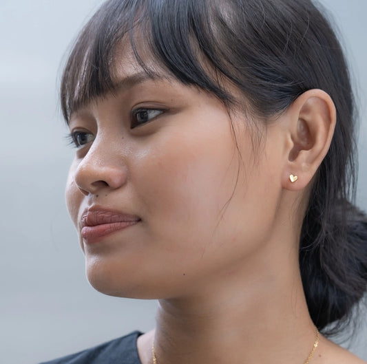 Heart Stud Earrings