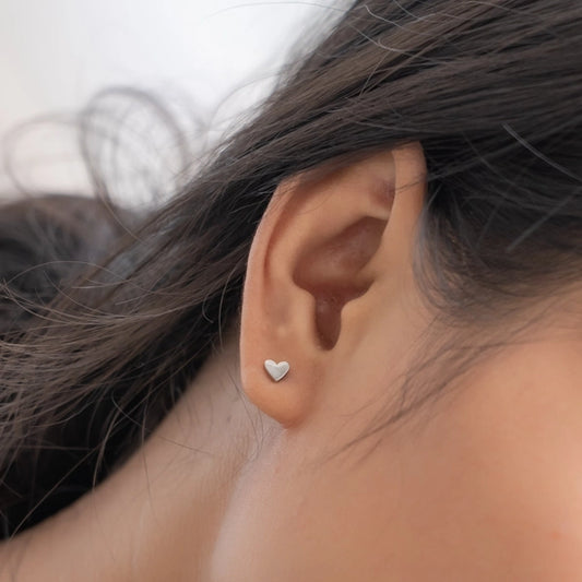 Heart Stud Earrings