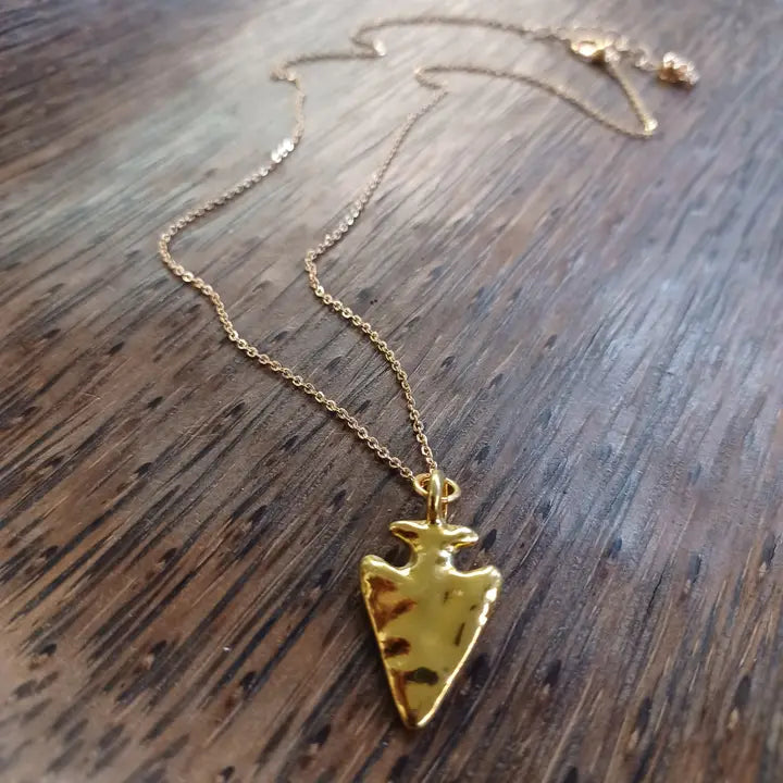 Dainty Arrowhead Necklace