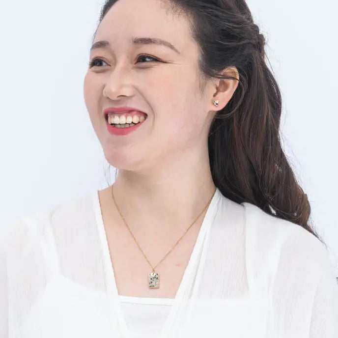 Eternal Studs in Dalmation Jasper