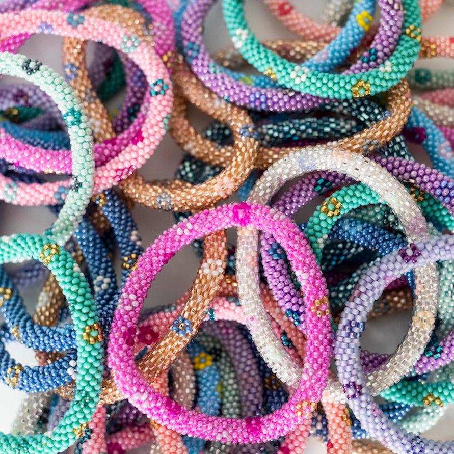 Flower Power Roll On Bracelet