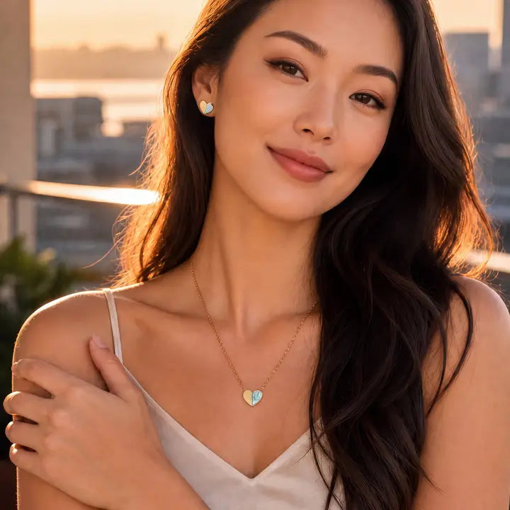 Give Hope Necklace in Mint