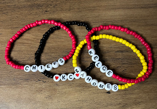 KC Chiefs Bracelets