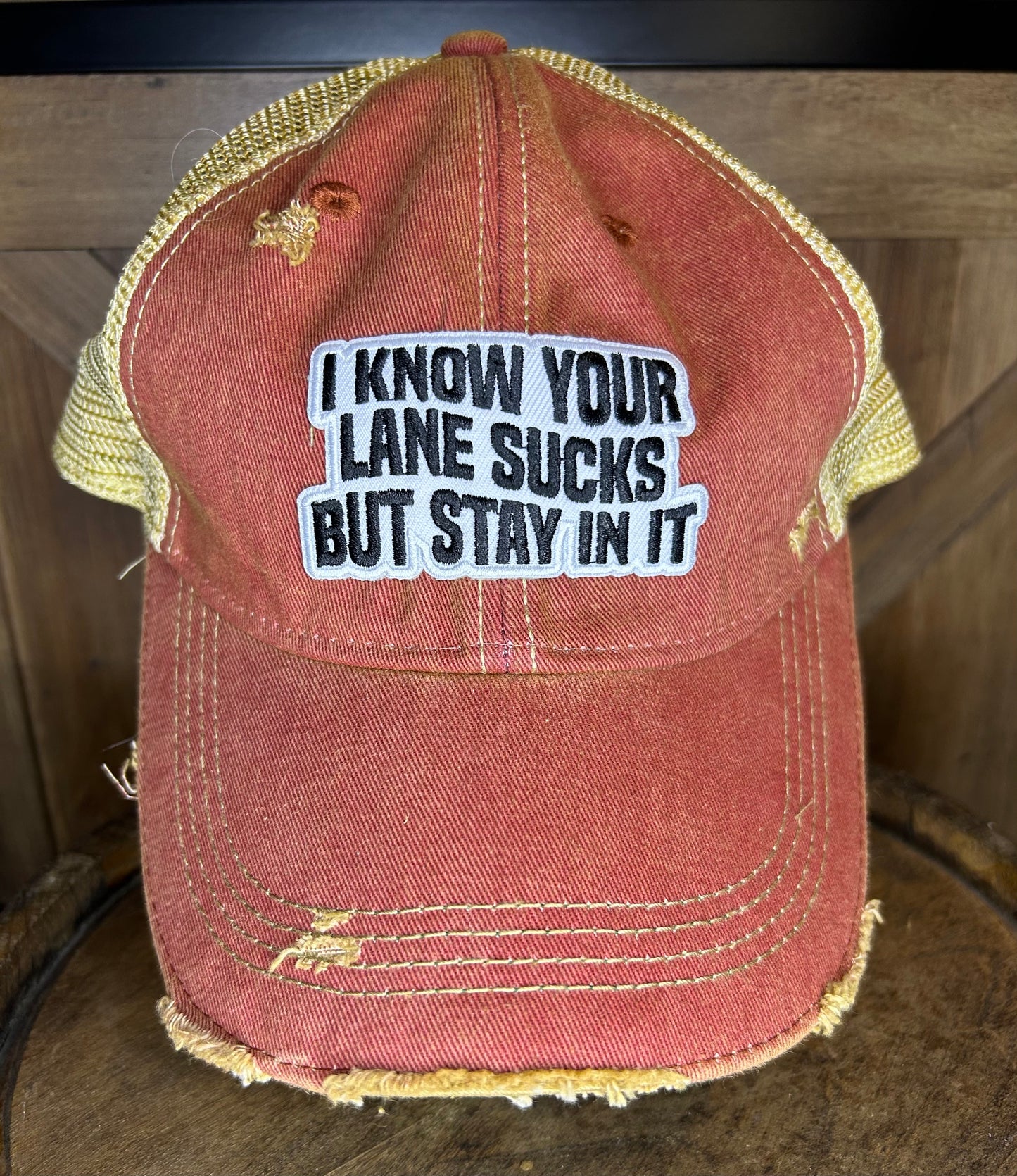 Distressed Snarky Hats