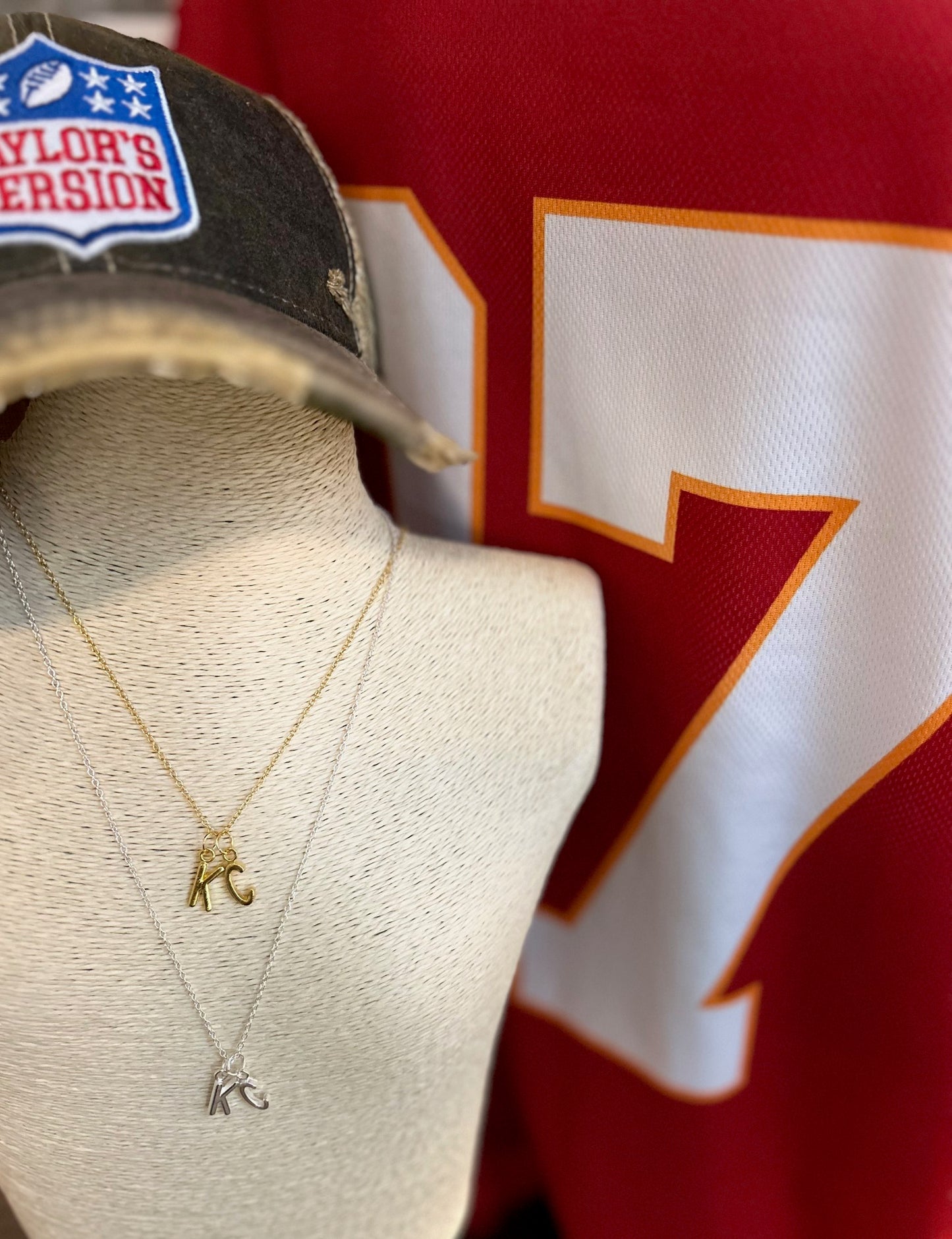 KC Initial Necklace
