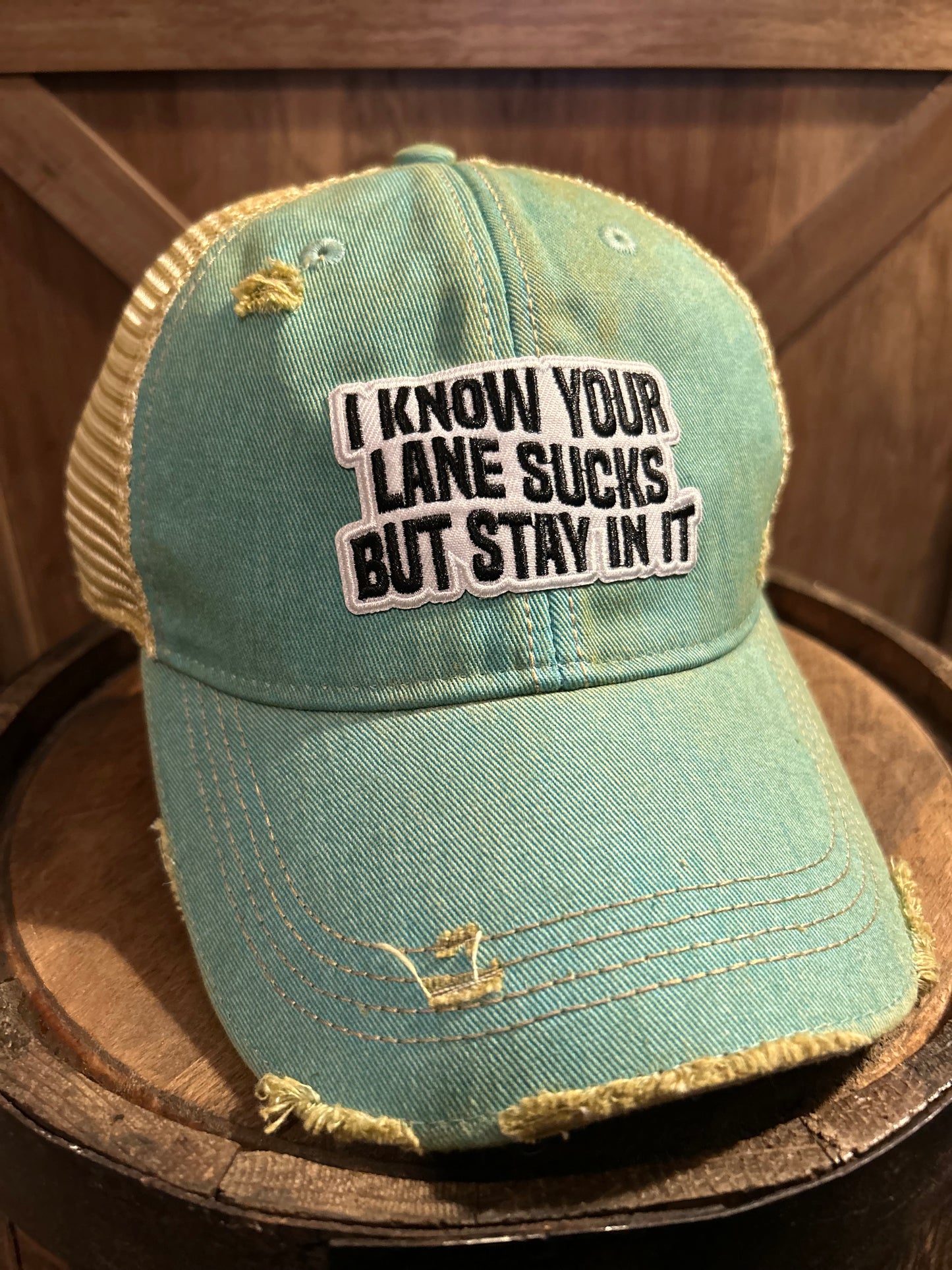 Distressed Snarky Hats