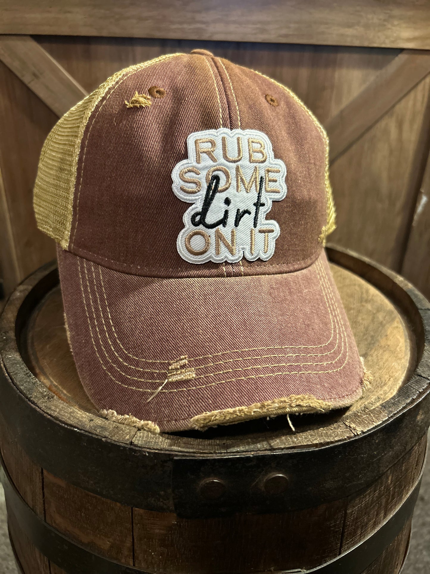 Distressed Snarky Hats