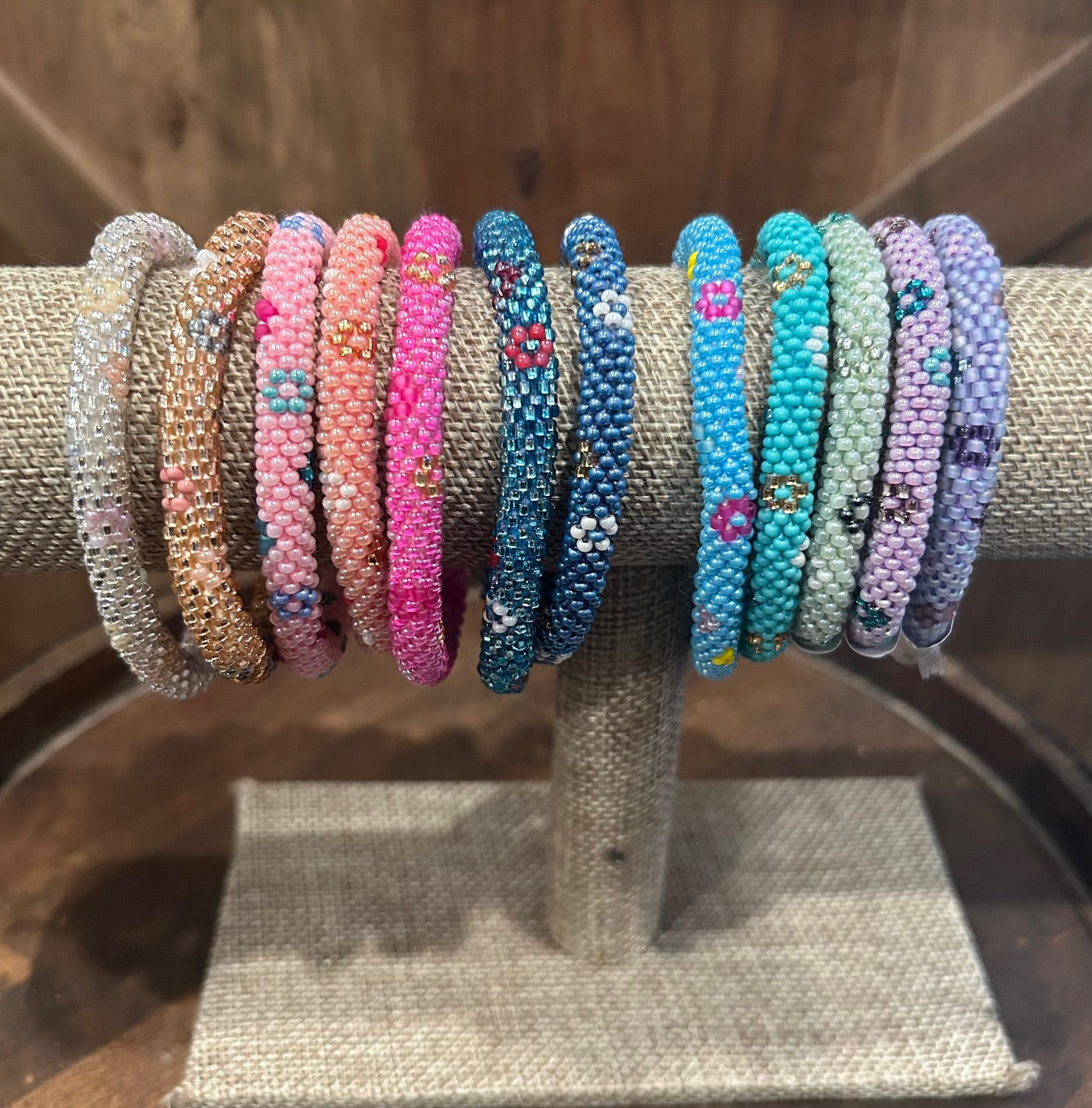 Flower Power Roll On Bracelet