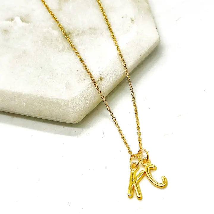 KC Initial Necklace