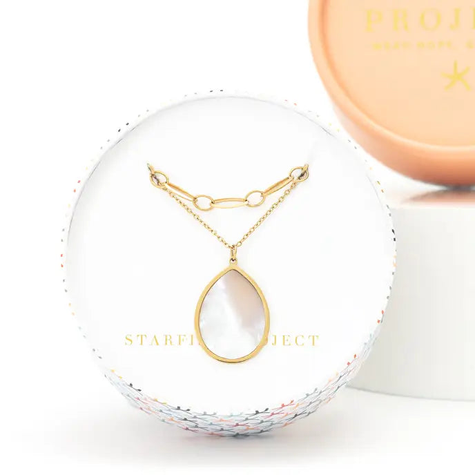 Layered Mother of Pearl Necklace