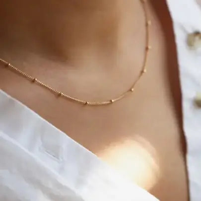 Mini Bead Chain Necklace