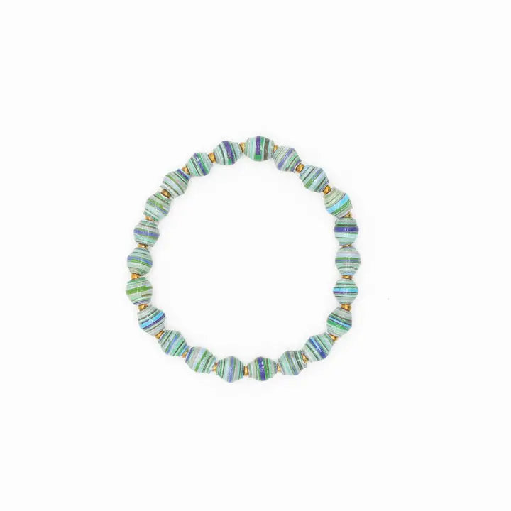 Paper Bead Bracelets
