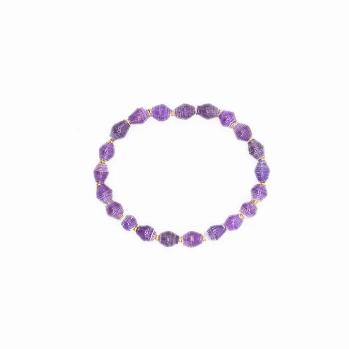 Paper Bead Bracelets