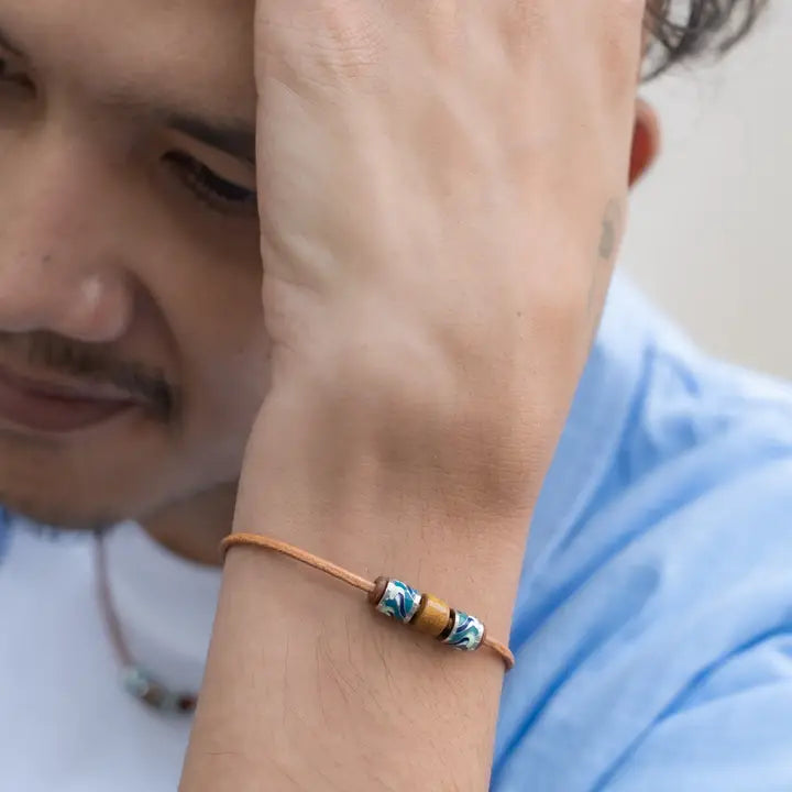 Path of Promise Leather Bracelet