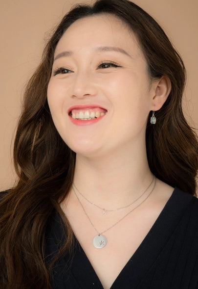 Silver Starfish Pendant Set