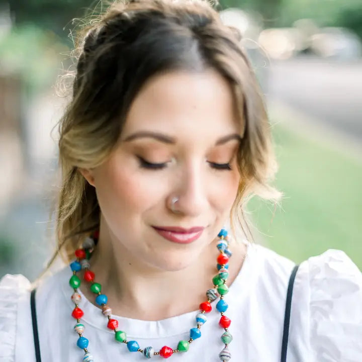 Traditional African Beads Necklace