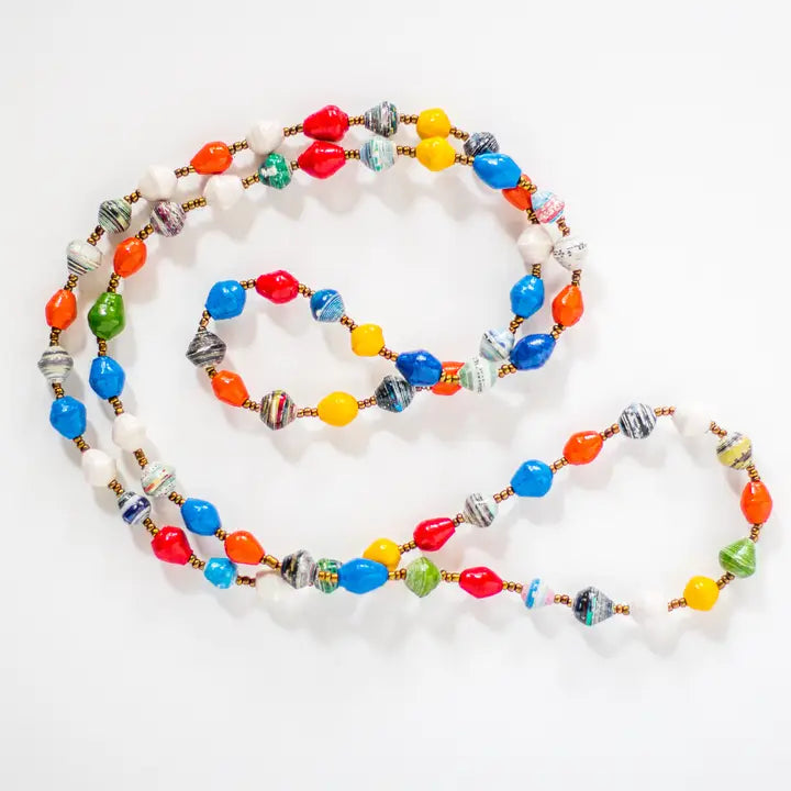 Traditional African Beads Necklace