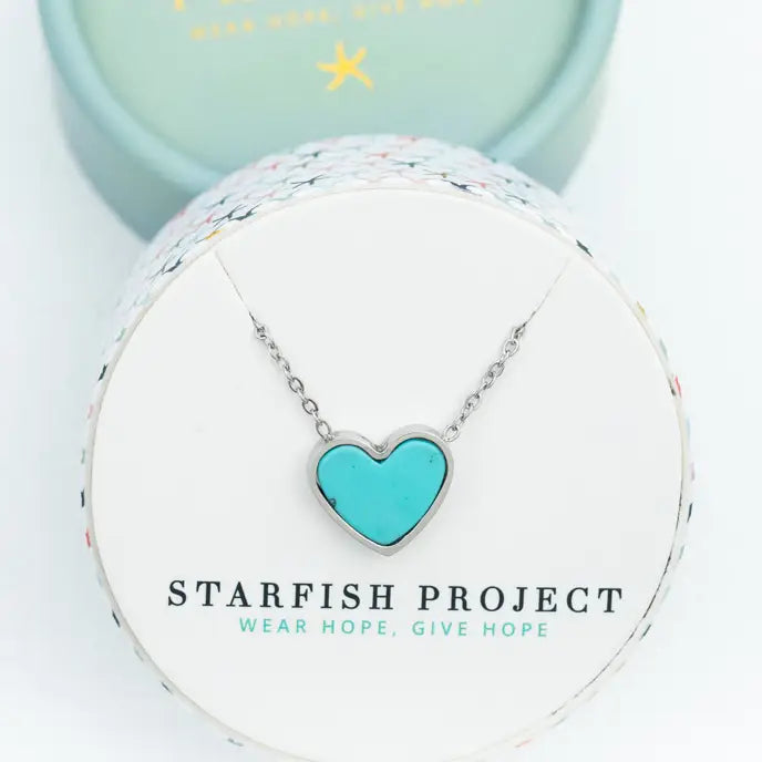 Turquoise Heart Necklace