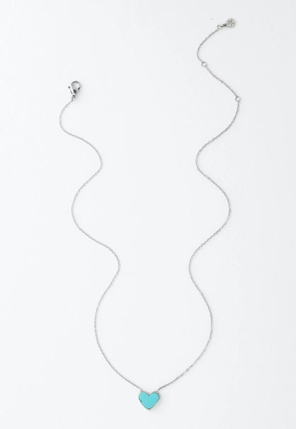 Turquoise Heart Necklace