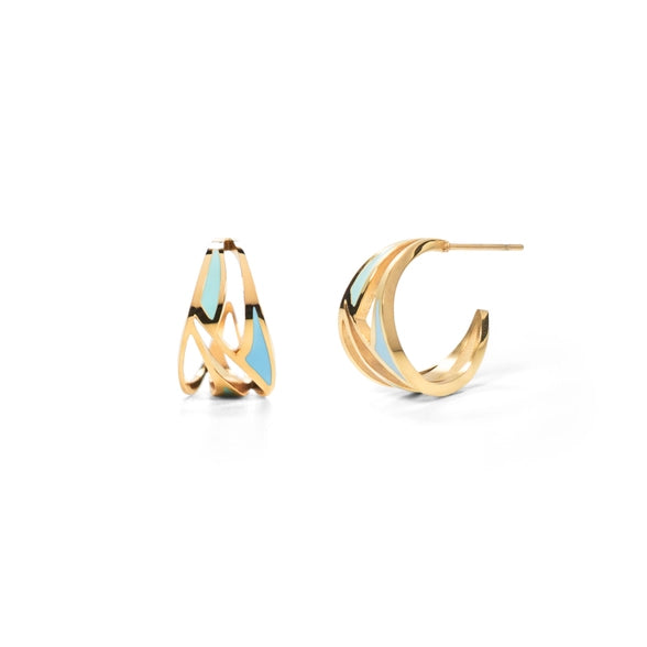 Walk in Faith Mini Hoop Earrings